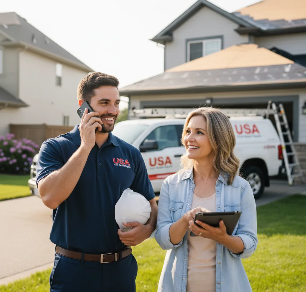 USA Roof Repair Experts customer support in Pearl